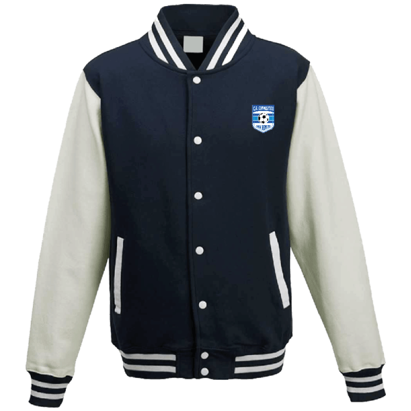 Chaqueta universitaria casual